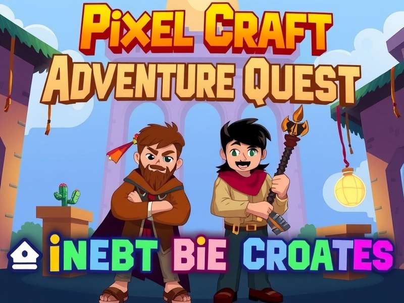 Pixel Craft Adventure Quest Game Banner